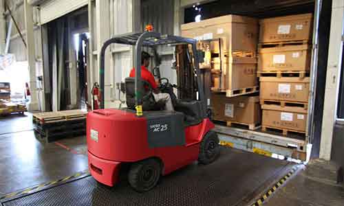Warehouse and stored cargo
